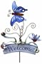 Sunset Vista Designs Enchanted Garden Collection Butterfly Motion Yard Stake