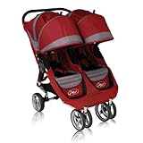Baby Jogger 2011 City Mini Double Stroller - Crimson/Gray - CS