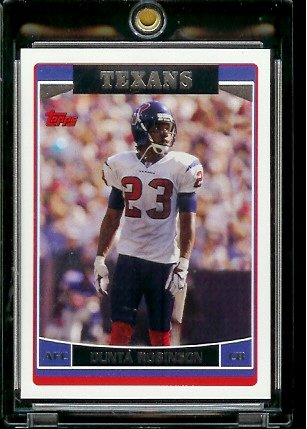 2006 Topps # 257 Dunta Robinson - Houston Texans - NFL Football Cards