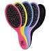The Wet Brush Rubberized Wet Detangle Shower Brush (Colors May Vary)
