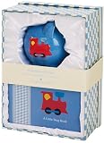 Elegant Baby Choo Choo Piggy Bank And Brag Book Gift Set