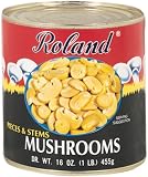 Roland Mushrooms Pieces And Stems, 16-Ounce can (Pack of 4)