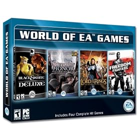 The World of EA Games: Black & White Deluxe / Medal of Honor Allied Assault / Lord of the Rings - Return of the King / Freedom Fighters