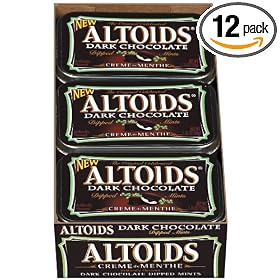 Altoids Mints, Chocolate Creme De Menthe, 1.76-Ounce Tins (Pack of 12)