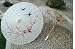 Cloth Parasol with Hand painted design on Ivory background#8000w