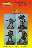 Apocalyptic Quartet Football Miniatures Warriors