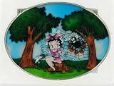Betty Boop Stained Glass Little Miss Muffet Nursery Rhyme Wall Art