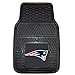 NFL New England Patriots Car Floor Mats Heavy Duty 4-Piece Vinyl - Front and Rear