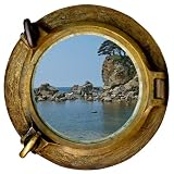 sticker hublot cote bretonne - 35 cm x 35 cm