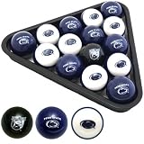 Penn State Nittany Lions College Logo Pool Balls Set