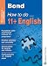 Bond How To Do 11+ English