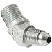 EATON Aeroquip 2023-4-4S 45 Degree Male Elbow, JIC 37° & NPT End Types, Carbon Steel, 1/4 JIC(m) x 1/4 NPT(m) End Size, 1/4" Tube OD, 1/4" Male Pipe Size