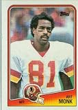 1988 Topps #12 Art Monk - Washington Redskins (Football Cards)