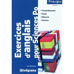 Exercices d'anglais pour Sciences Po