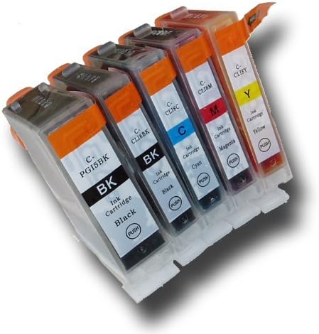 Lin Ink Cartridges for Canon CLI8 Best With Generic Compatible Canon PIXMA IP4200 5300 4300 4500 5200 6700D MP600R 950 4200 6600D 610 960 P970 500 530 810 600 830 800R MX850 And More (4 CLI-8 Black)