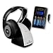 Wireless RF Headphones RS-130 w/ Switchable SRS Surround Mode and AA/AAA Ni-Cd AC/DC Battery Charger & Tester w/ Real Time Status Monitor ** Includes Euro Plug, Car Cord & (4x) 2700mAh Rechargeable Batteries **