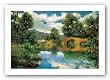 El Viejo Puente by Angel Ruiz de la Casa 33"x21" Art Print Poster