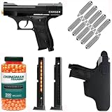 Kingman Training Chaser .43 Cal Paintball Pistol Starter Kit - Jet Black