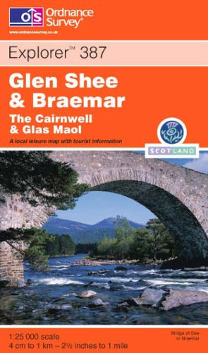 City Travel Guides Discounted  Livres : Carte de randonnée : Glen Shee and Braemar (en anglais)