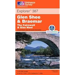 Glenshee and Braemar: The Cairnwell and Glas Maol (OS Explorer Map)