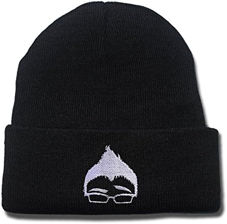 RHXING Markiplier Warfstache Logo Beanie Unisex Embroidery Beanies Skullies Knitted Hats Skull Caps