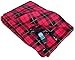 Heated Fleece Travel Electric Blanket - 12 Volt - Red Plaid