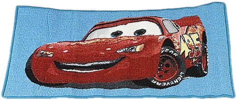 Disney Pixar Cars Lightning McQueen 20x31 Rug, Blue