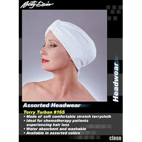 TERRY CLOTH TURBAN BLUE