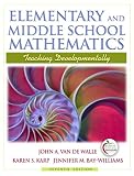 Elementary and Middle School Mathematics: Teaching Developmentally (with MyEducationLab) (7th Edition) image