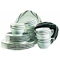Domestic 920666 Madonna Porzellan Kaffeeservice 18-teilig mit je 6 Tassen, Untertassen, Dessertteller