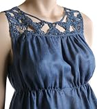 LACE YOKE TRAPEZE TUNIC