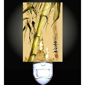 Oriental Bamboo Decorative Night Light by Unknown