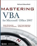 Mastering VBA for Microsoft Office 2007