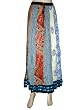New Womens Fashion A-Line Skirts Multi Colord Patch Work Cotton Long Skirts 36"