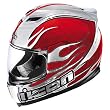 Icon Claymore Chrome Men's Airframe Road Race Motorcycle Helmet - Red
