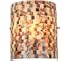 Chloe Lighting CH3CD28BC08-WS1 Shelley Mosaic 1-Light Wall Sconce with 8.3-Inch Width