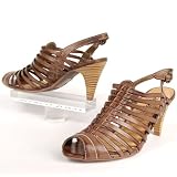 Produkt-Bild: JANE KLAIN Damen Riemchen-Sandalette, Gladiatorstyle, braun