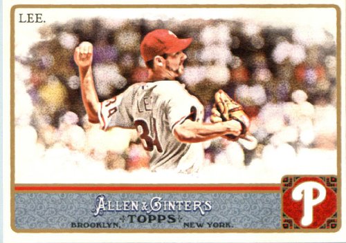 2011 Topps Allen & Ginter Baseball Card # 290 Cliff Lee - Philadelphia Phillies - In a Protective Display Case!