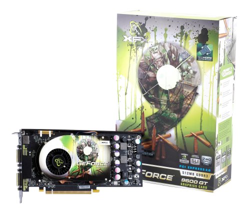 XFX PVT94PYHSU GeForce 9600GT XXX Alpha Dog Edition 512MB 740Mhz PCI Express 2.0 SLI Ready Video Card