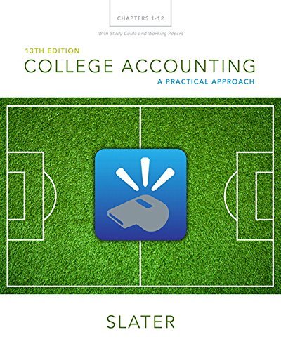 College Accounting Chapters 1-12 with Study Guide and Working Papers Plus MyAccountingLab with Pearson eText -- Access Card Package (13th Edition) by Slater Jeffrey (2015-01-15) Paperback