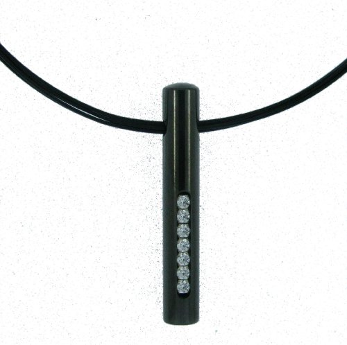 Pure Grey Damencollier Titan 42.5cm mit Zylinder Anh&auml;nger Nr.12036 Preisvergleich