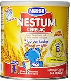 Nestle Cerelac Wheat with Milk Cereal, 14.10 Ounce
