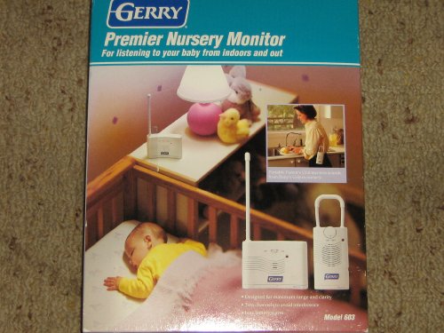 Premier Portable Nursery Monitor Maximum Range (Listening to Baby Inside or Outdoors)