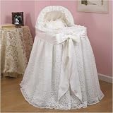 Draped Lace Bassinet Set