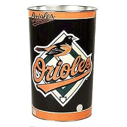 Baltimore Orioles MLB Tapered Wastebasket (15 Height) by Wincraft