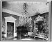 Photo Reprint Marsden J. Perry home, Providence, Rhode Island. Interior scene, detail of piano, crystal