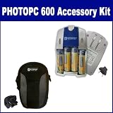 Epson PhotoPC 600 Digital Camera Accessory Kit includes: SB257 Charger, SDC-22 Case