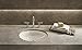 KOHLER K-2874-0 Canvas Cast Iron Bathroom Sink, White