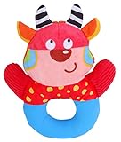 ベビー知育玩具 布 人形 牛 ベル付き　赤ちゃん おもちゃ 知育 知育玩具 出産祝い 百日祝い プレゼント かわいい 人気