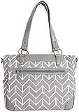 Kailo Chic Camera and Laptop Tote in Gray Arrows